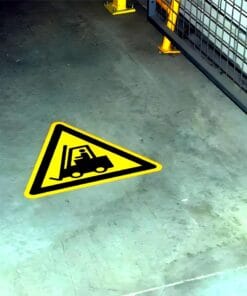 Alternative view of Oznakowanie podłogowe- Użyj nakrycia głowy,30cm - BY 369A0/3