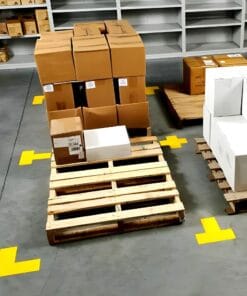 Alternative view of Bardzo wytrzymała taśma - róg, 7,62 x  20,32cm, zielona - BY 197FB