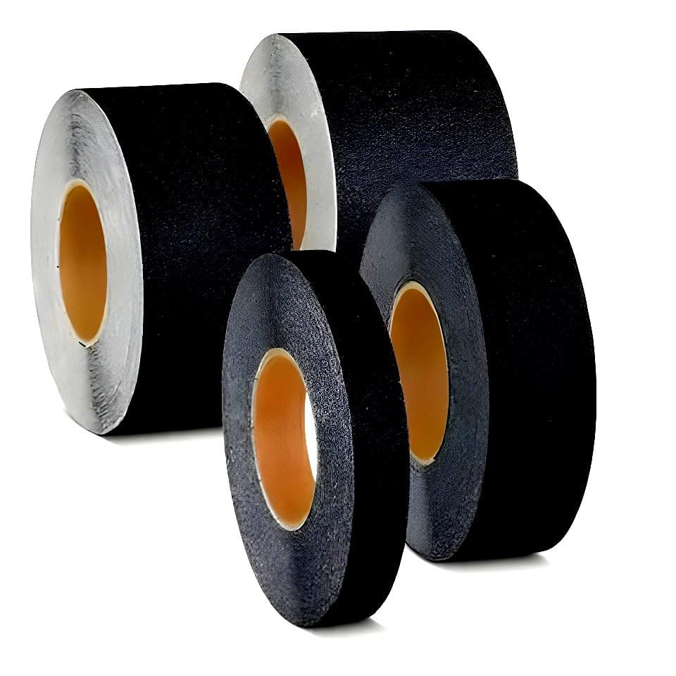 Plastyczna taśma antypoślizgowa w rolce /czarna - BY T02CE - obrazek 2