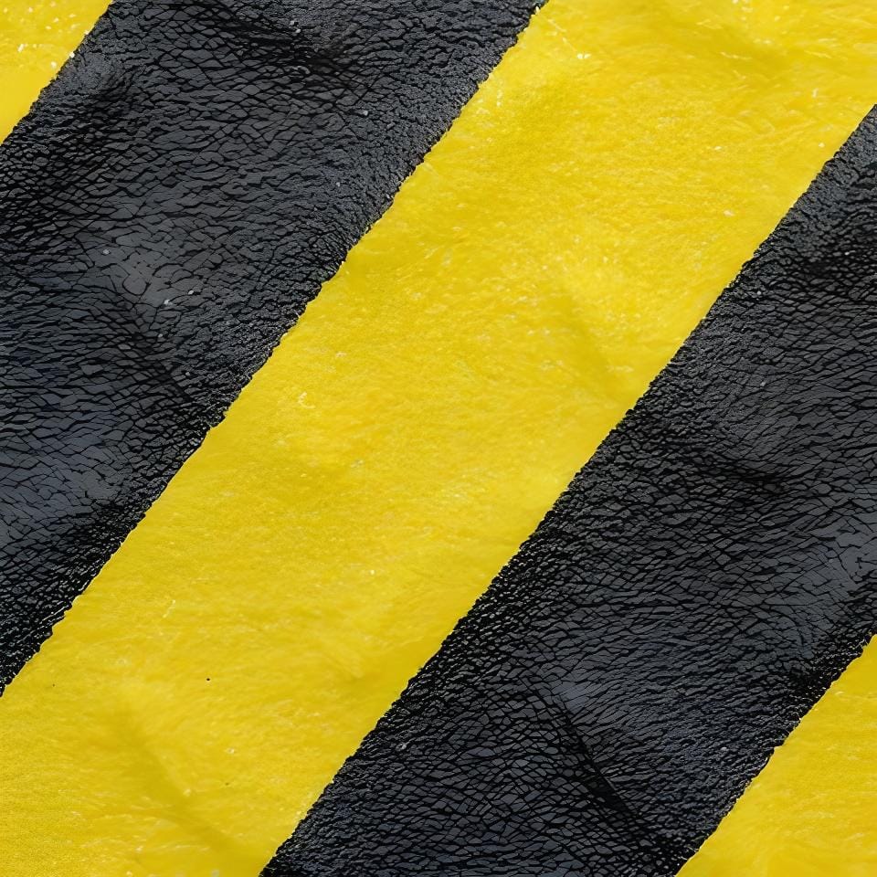 Plastyczna taśma antypoślizgowa w rolce /żółta - BY T07ZL - obrazek 2