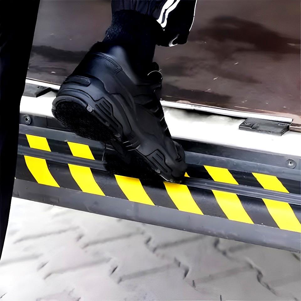 Plastyczna taśma antypoślizgowa w rolce /żółta - BY T07ZL - obrazek 3