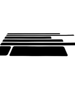 Alternative view of Naklejka antypoślizgowa do ruchu bez obuwia / czarna - BY N57CE