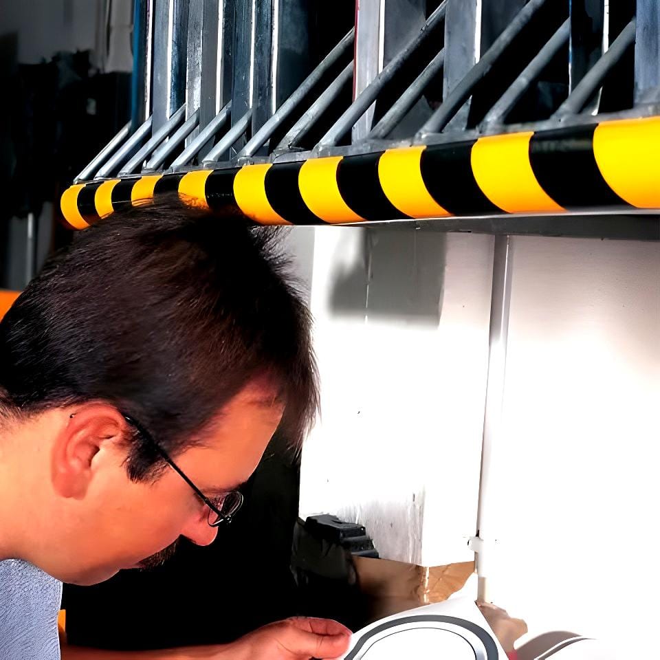 Ostrzegawczy i ochronny profil 8 (żółty/czarny), 5m - DP 11120 - obrazek 3