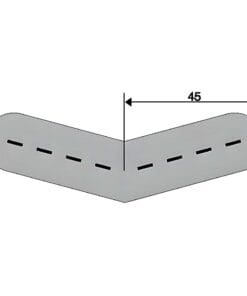 Alternative view of Łącznik rogowy dwuramienny do profilu 2 - DP 10830