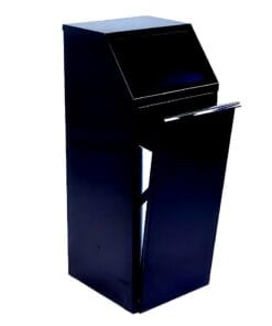 Alternative view of Metalowy kosz 70L czarny - PLN 5203