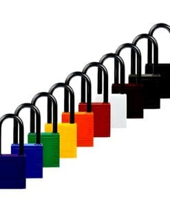 Alternative view of Kłódka nylonowa z aluminiowym oczkiem 38mm - BY C6C2F