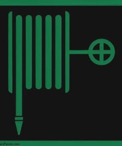 Alternative view of Tabliczka - wąż gaśniczy, aluminium, 15 x 15 cm - 15.7692