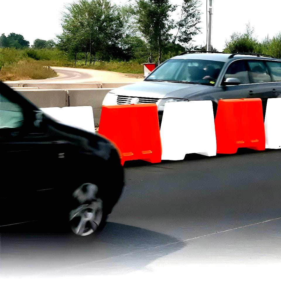 Przenośna bariera plastikowa - DP KSZC - obrazek 3