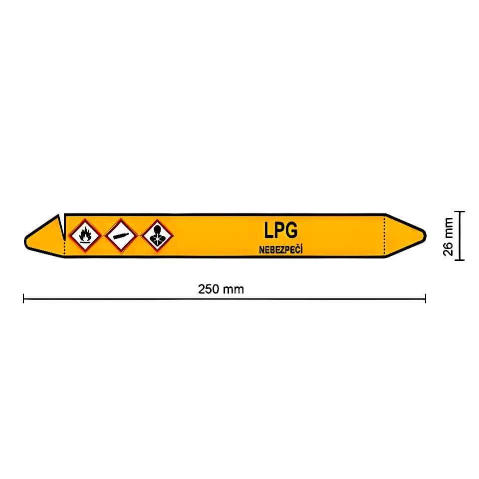 Oznaczenie rur, LPG - PZ 007626 - obrazek 3
