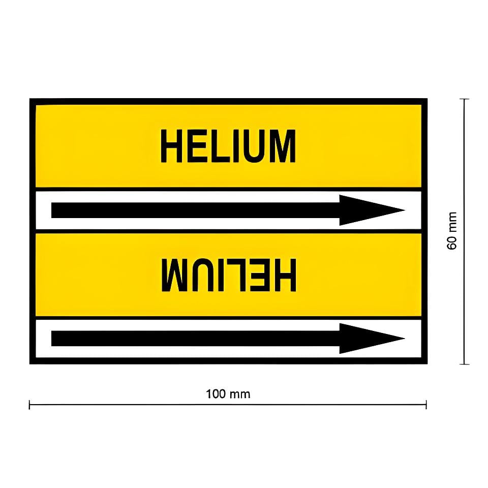 Oznakowanie rur, hel - PZ 228588 - obrazek 2