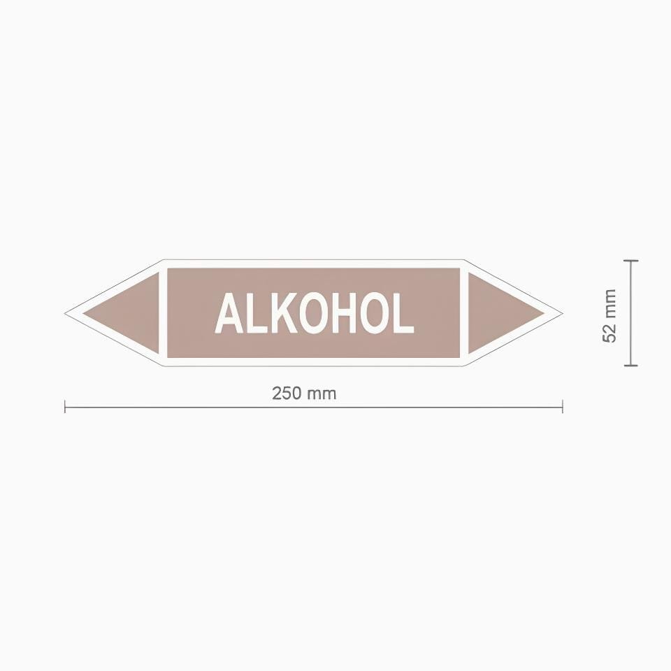 Oznakowanie rur, alkohol - PZGL 007849 - obrazek 2