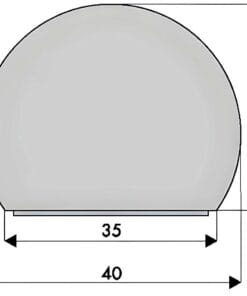 Alternative view of Ostrzegawczy i ochronny profil 1 (żółty/czarny) - DP 10012