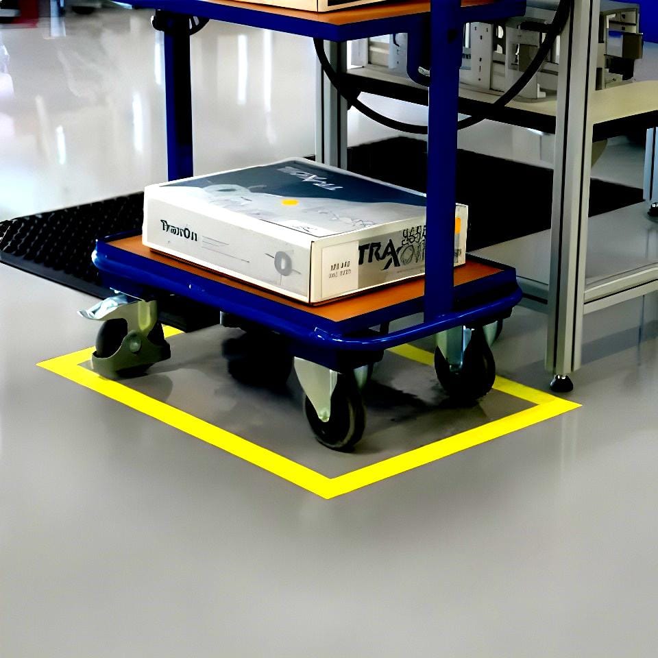 Taśma samoprzylepna ostrzegawcza laminowana - BY LPZC75/1 - obrazek 2