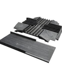 Alternative view of Most kablowy skrzyżowanie, czarny - DP PKMKC