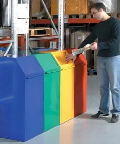 Alternative view of Metalowy kosz 70L zielony - PLN 5202