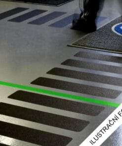 Alternative view of Naklejka antypoślizgowa do ruchu bez obuwia / szara - BY N57SE