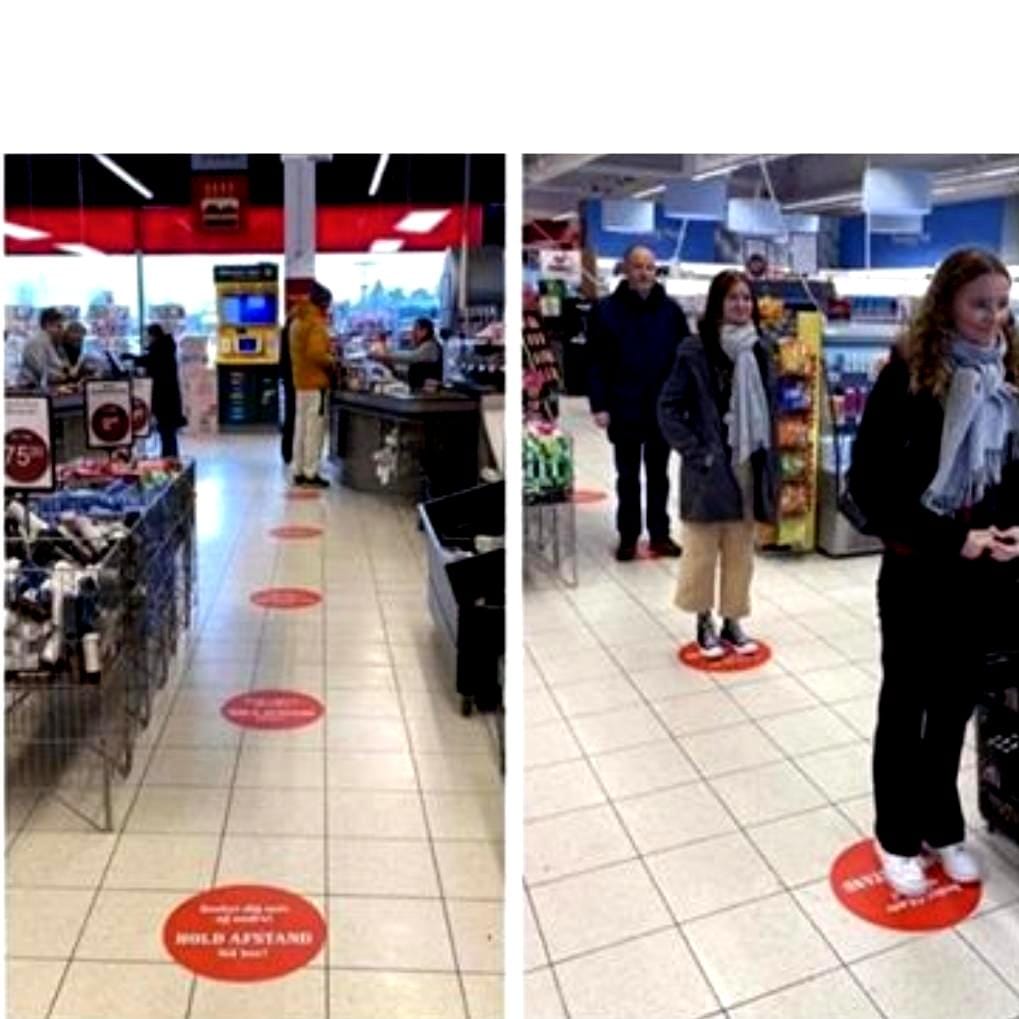 Oznakowanie podłogowe czerwone kółko, 10 cm - BY C3676/1 - obrazek 2