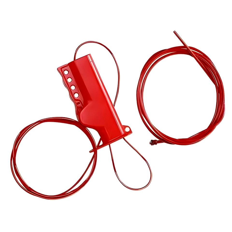 Uniwersalna linka blokująca do zaworów - kabel metalowy, 2,4 - BY 0C6FF - obrazek 2