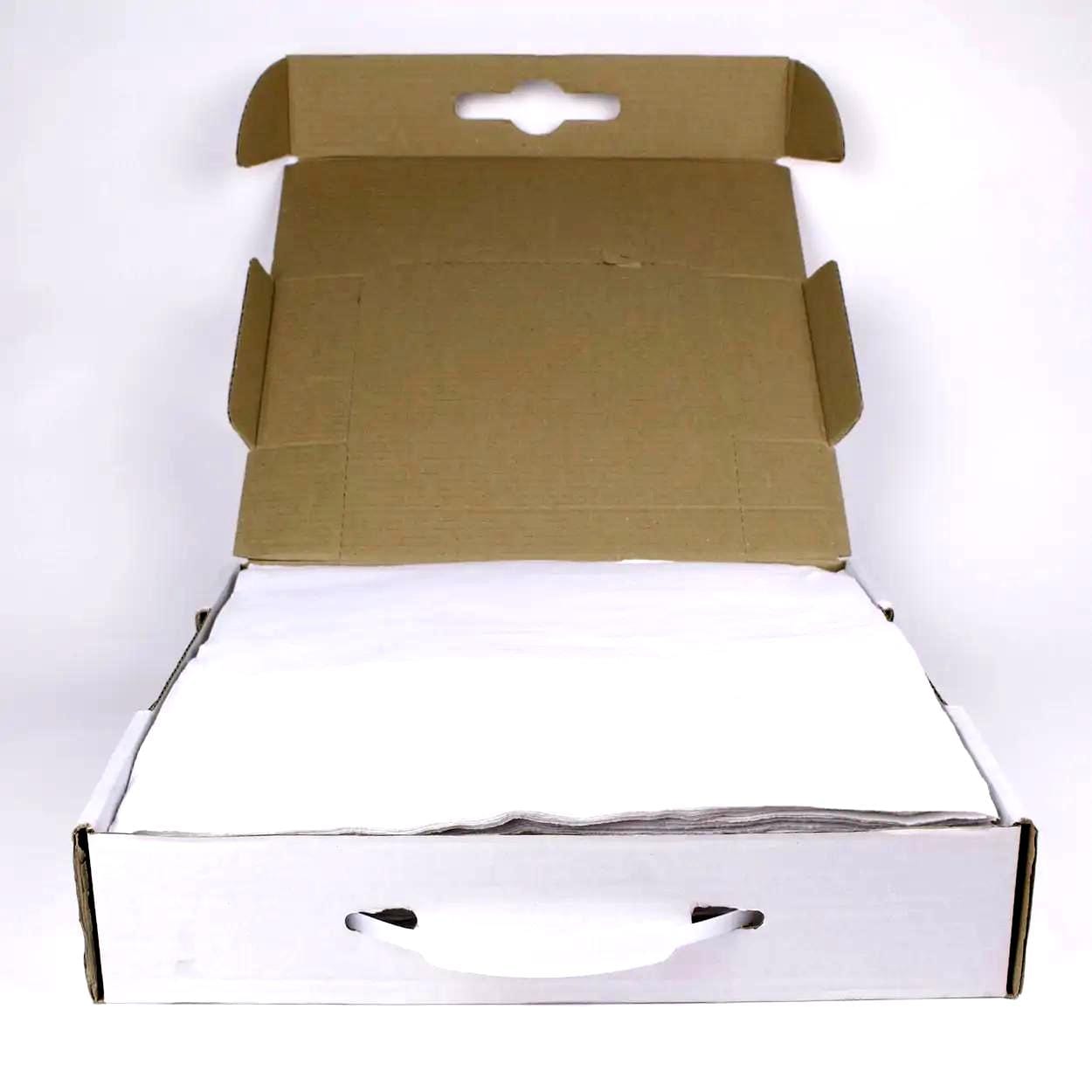 Delikatna bawełniana ścierka RETEXT PROFI, biała - HC 240 - obrazek 4