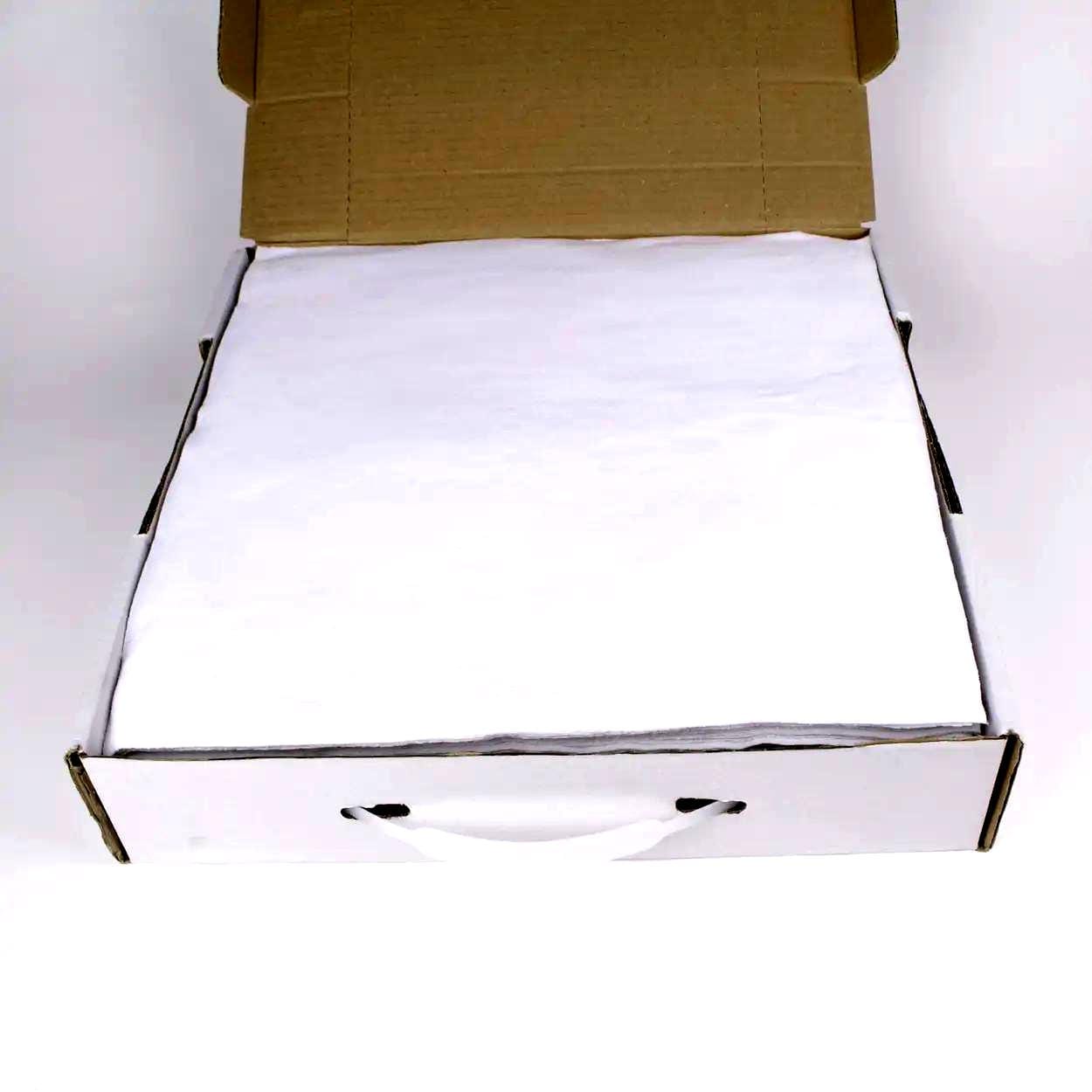 Delikatna bawełniana ścierka RETEXT PROFI, biała - HC 240 - obrazek 5