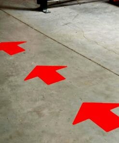 Alternative view of XP 150 - Bardzo wytrzymałe oznakowanie - strzałka, czerwona, 10cm - BY 197E8