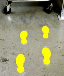 Alternative view of XP 150 - Bardzo wytrzymałe oznakowanie - stopy, żółte - BY 197D9