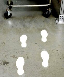 Alternative view of XP 150 - Bardzo wytrzymałe oznakowanie - stopy, białe - BY 197DB