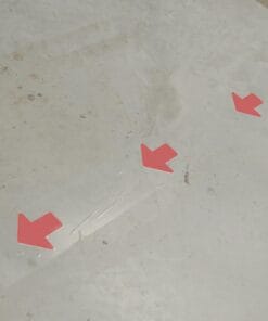 Alternative view of XP 150 - Bardzo wytrzymałe strzałki na taśmie, czerwone - BY 1984E