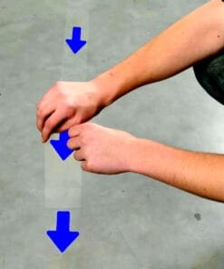 Alternative view of XP 150 - Bardzo wytrzymałe strzałki na taśmie, niebieskie - BY 19850