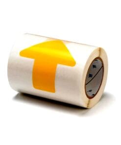 Alternative view of XP 150 - Bardzo wytrzymałe strzałki na taśmie, żółte - BY 19851