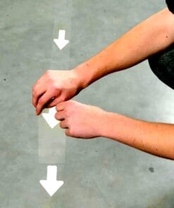 Alternative view of XP 150 - Bardzo wytrzymałe strzałki na taśmie, białe - BY 1986B