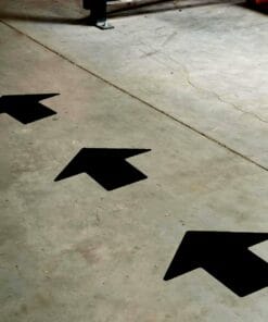 Alternative view of XP 150 - Bardzo wytrzymałe oznakowanie - strzałka, czarna, 5cm - BY 197E0