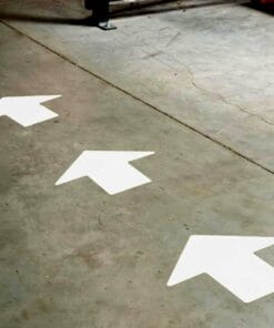 Alternative view of XP 150 - Bardzo wytrzymałe oznakowanie - strzałka, biała, 5cm - BY 197E1