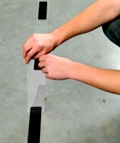 Alternative view of XP 150 - Bardzo wytrzymała taśma, linia przerywana, czarna - BY 22B62