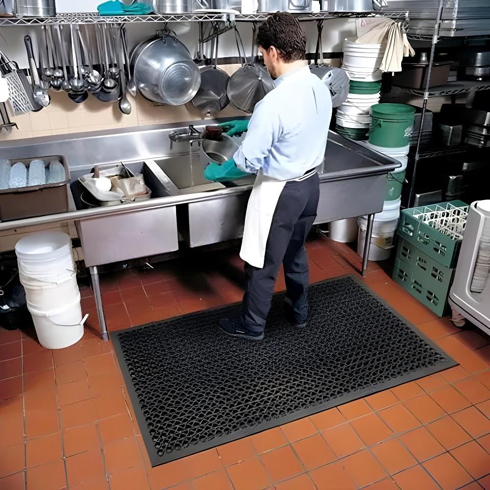 Mata antyzmęczeniowa uniwersalna SANITOP, z otworami (91x297cm) - PR 232/02CE - obrazek 3