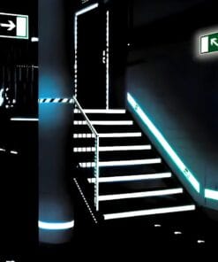 Alternative view of Tabliczka EXIT - folia na aluminium, 300 x 600 mm - BZ AX126